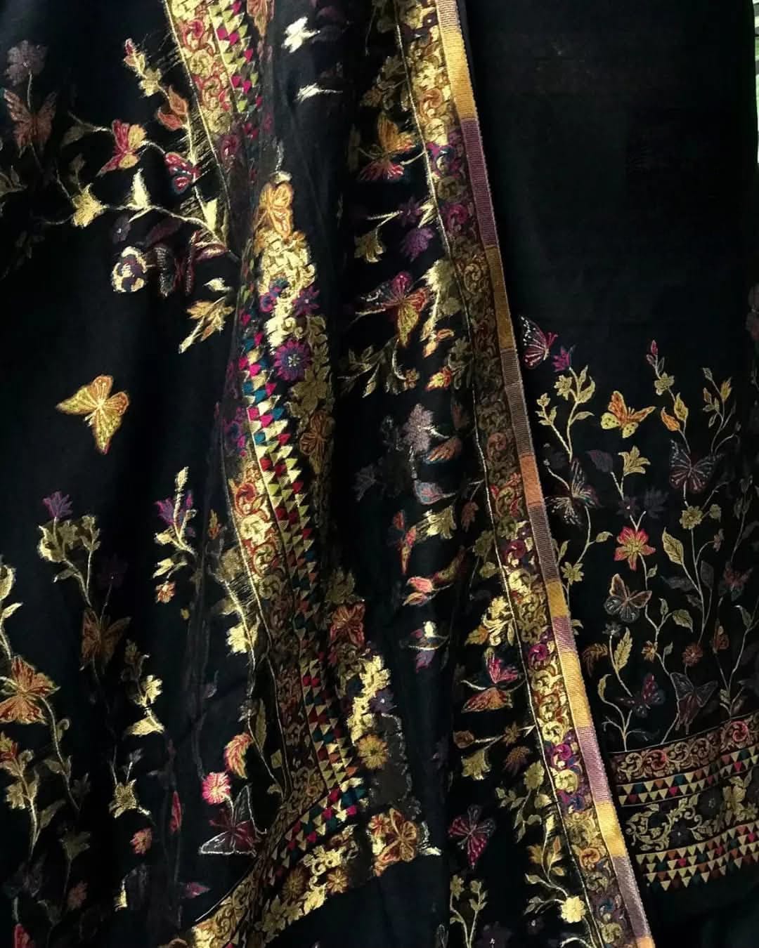 Butterfly Jamawar Suit