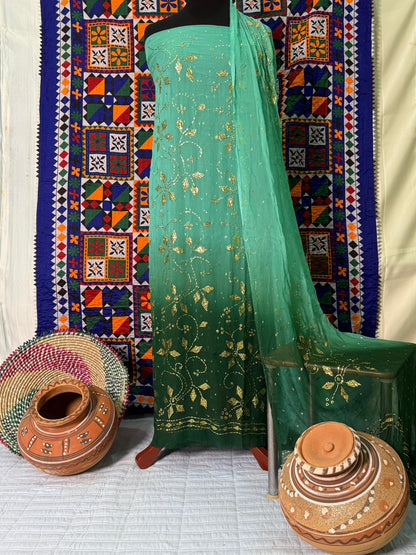 Antique Mukaish Suit