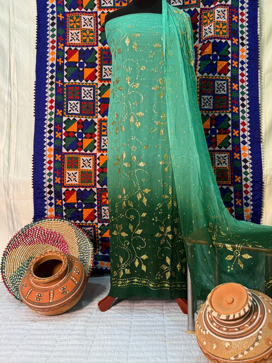 Antique Mukaish Suit