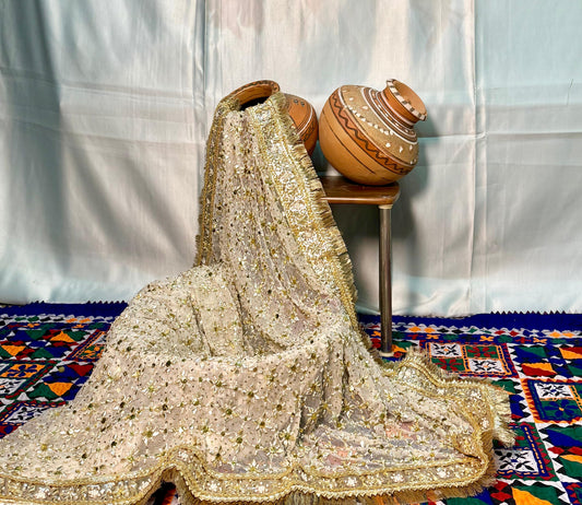 Bridal Mukaish Dupatta