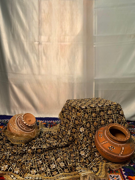 Sheesha Gota Dupatta