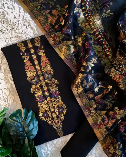 Butterfly Jamawar Suit