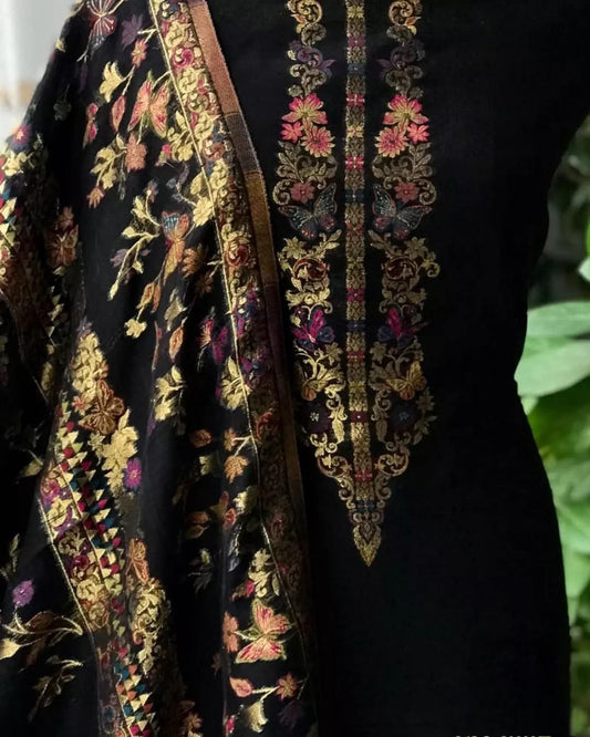 Butterfly Jamawar Suit